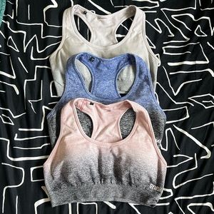 Gymshark Seamless Ombré Sports Bras Set of 3